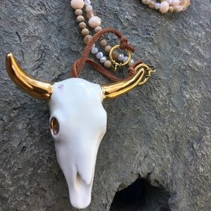 Cow Skull Necklace